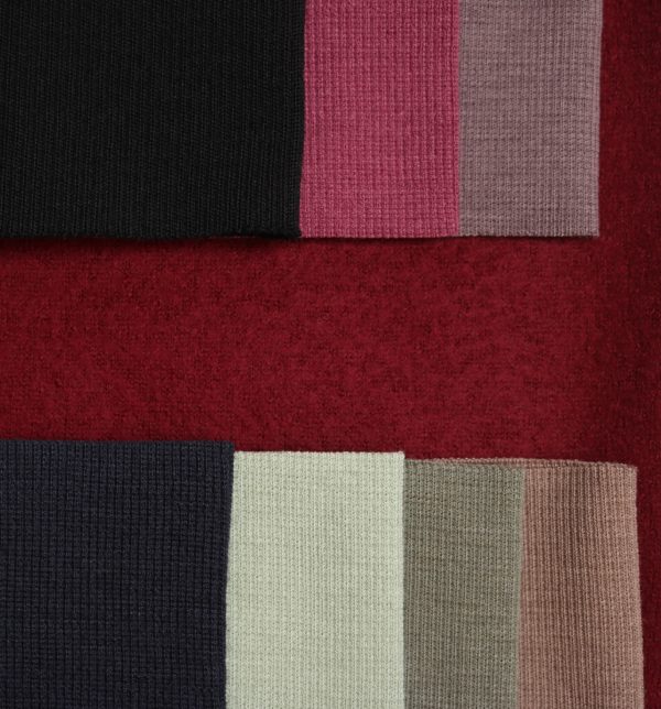 Bio Merino-Leichtwalk weinrot (100 % Wolle kbT, mulesingfrei) – Bild 4