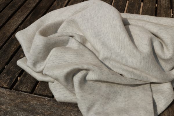 Bio Interlockjersey, 100% Baumwolle meliert (kbA)