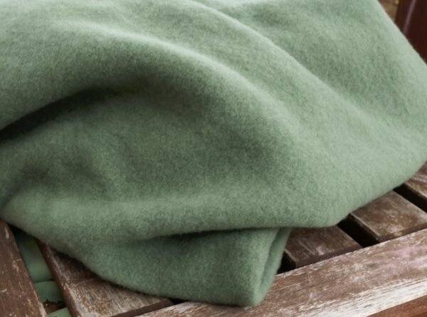 Bio Merino-Wollfleece, Salbei (100 % Wolle kbT) – Bild 2