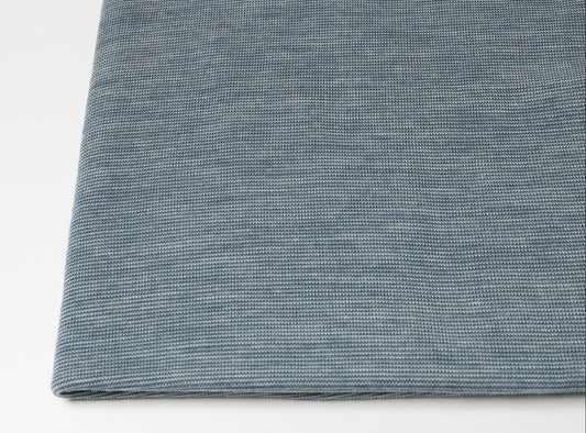 Bio Wolle/Seide Feinrippjersey Morgenhimmelblau