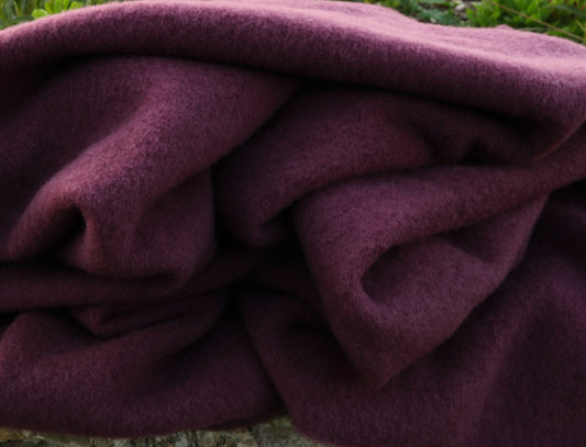 Bio Merino Wollfleece, Bordeaux