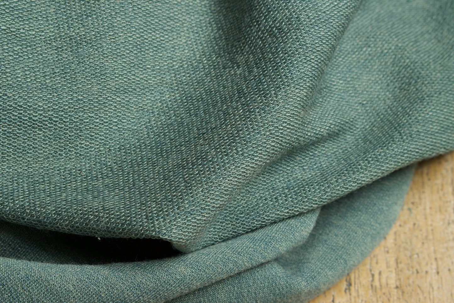 leichter Bio Wolle/Seide Sweat, Eukalyptus