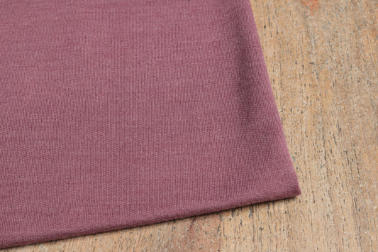 leichter Bio Wolle/Seide Sweat, Creamy Plum