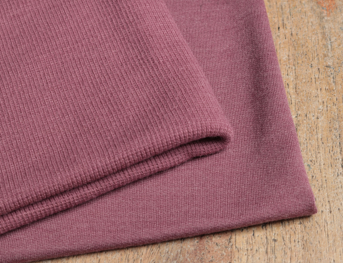 leichter Bio Wolle/Seide Sweat, Creamy Plum
