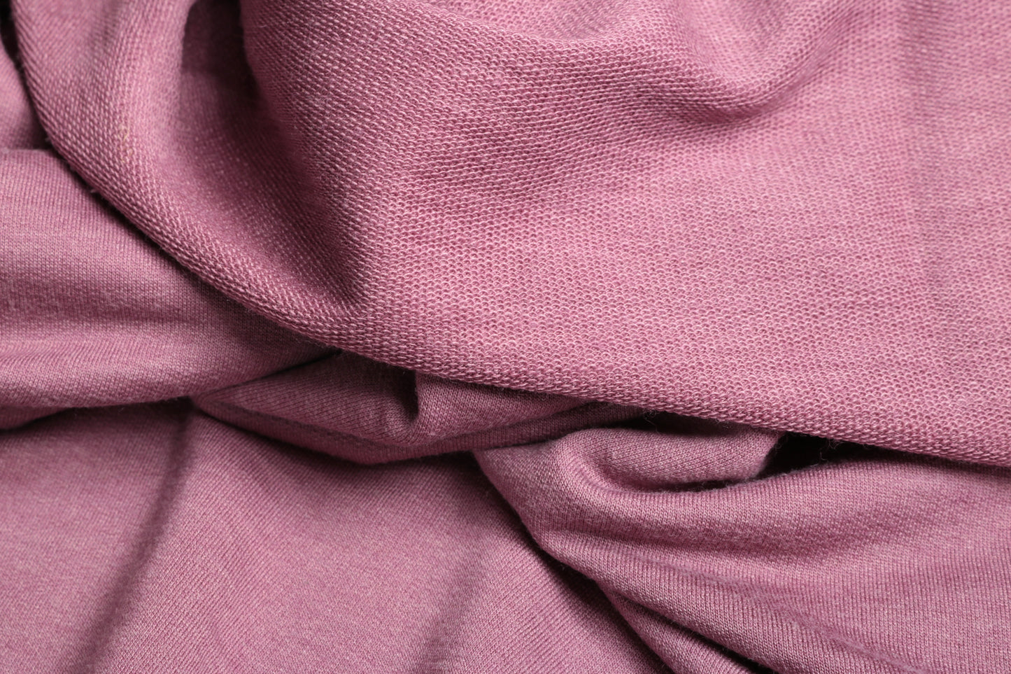 leichter Bio Wolle/Seide Sweat, Creamy Plum