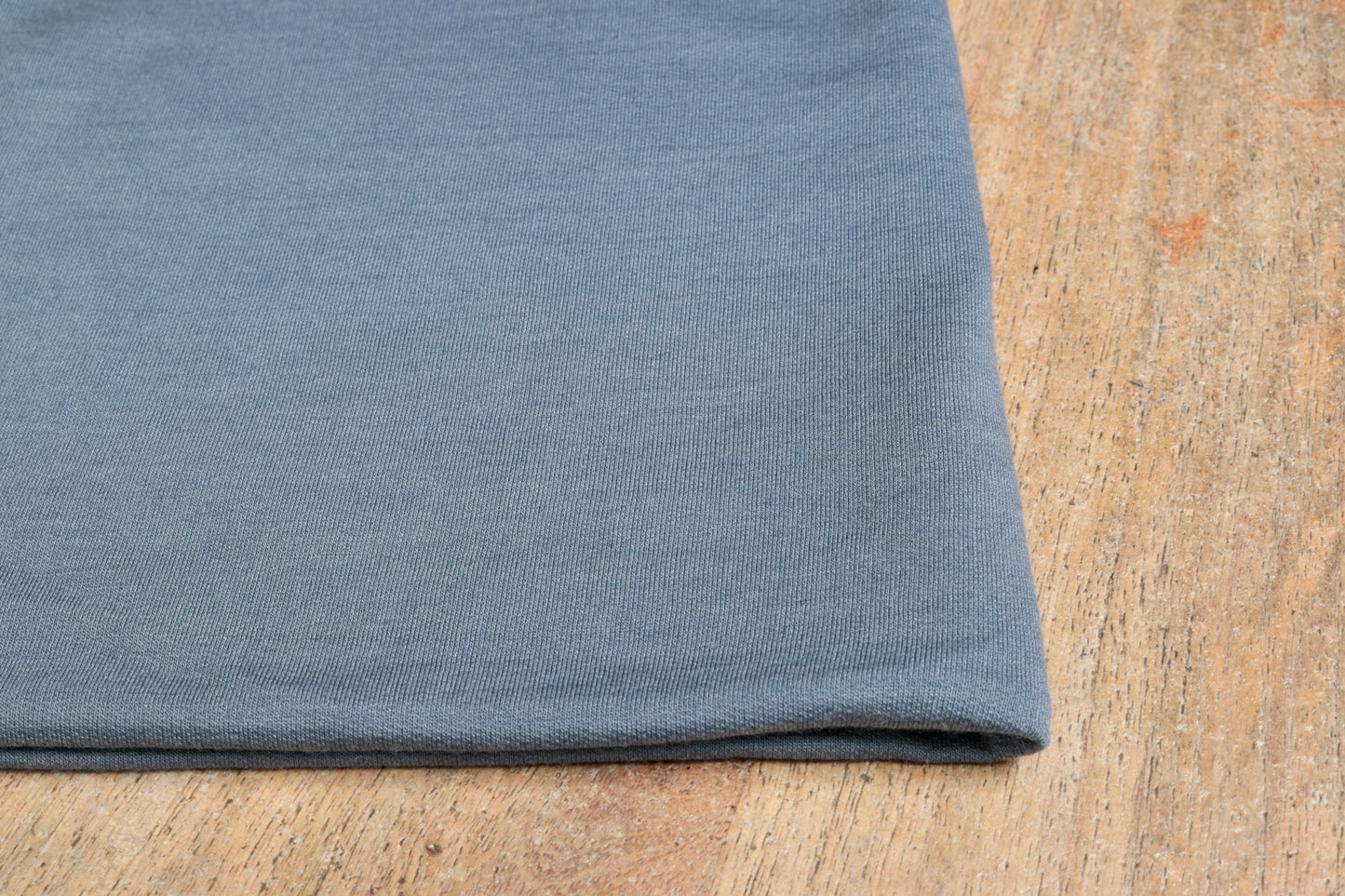 leichter Bio Wolle/Seide Sweat, Aschblau