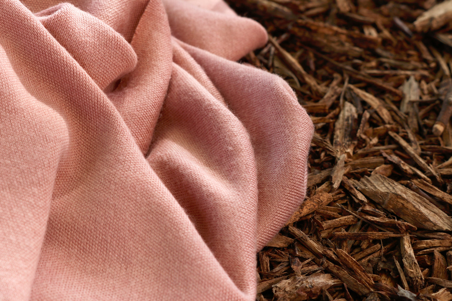 Bio Wolle/Seide Interlockjersey Rosa