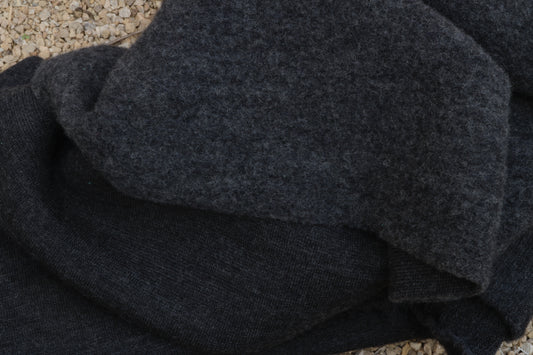 Bio Merino Wendefleece, Anthrazit