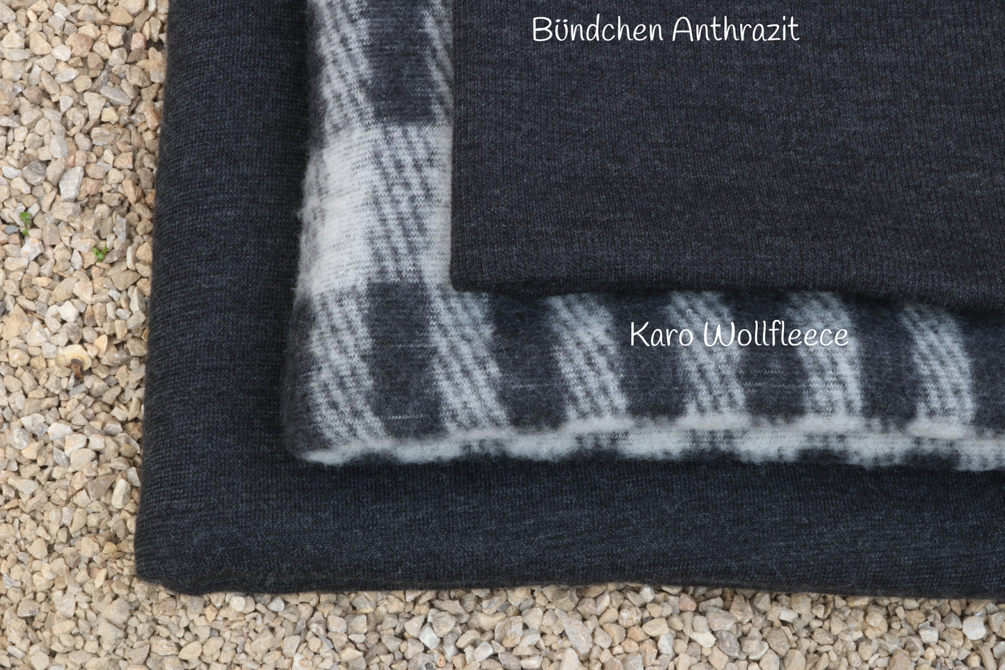 Bio Merino Wendefleece, Anthrazit