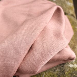 Breites Bio Wolle/Seide Bündchen, Rosa