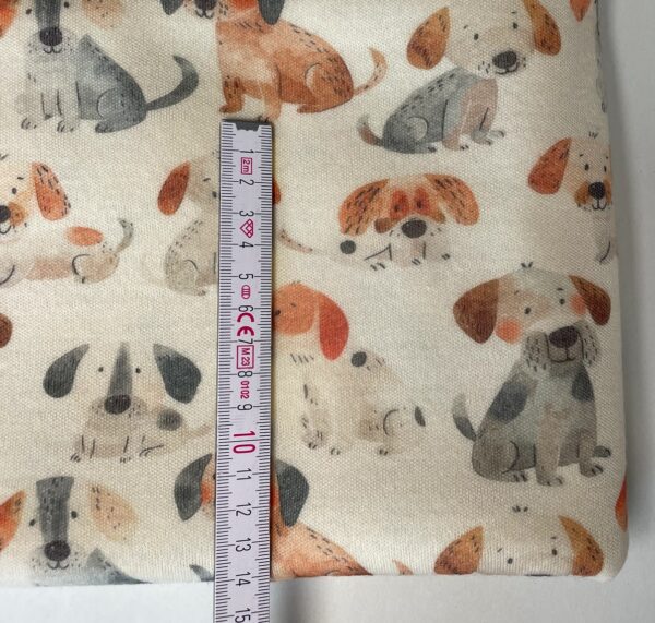 Wolle/Seide Interlockjersey, Hunde – Bild 2